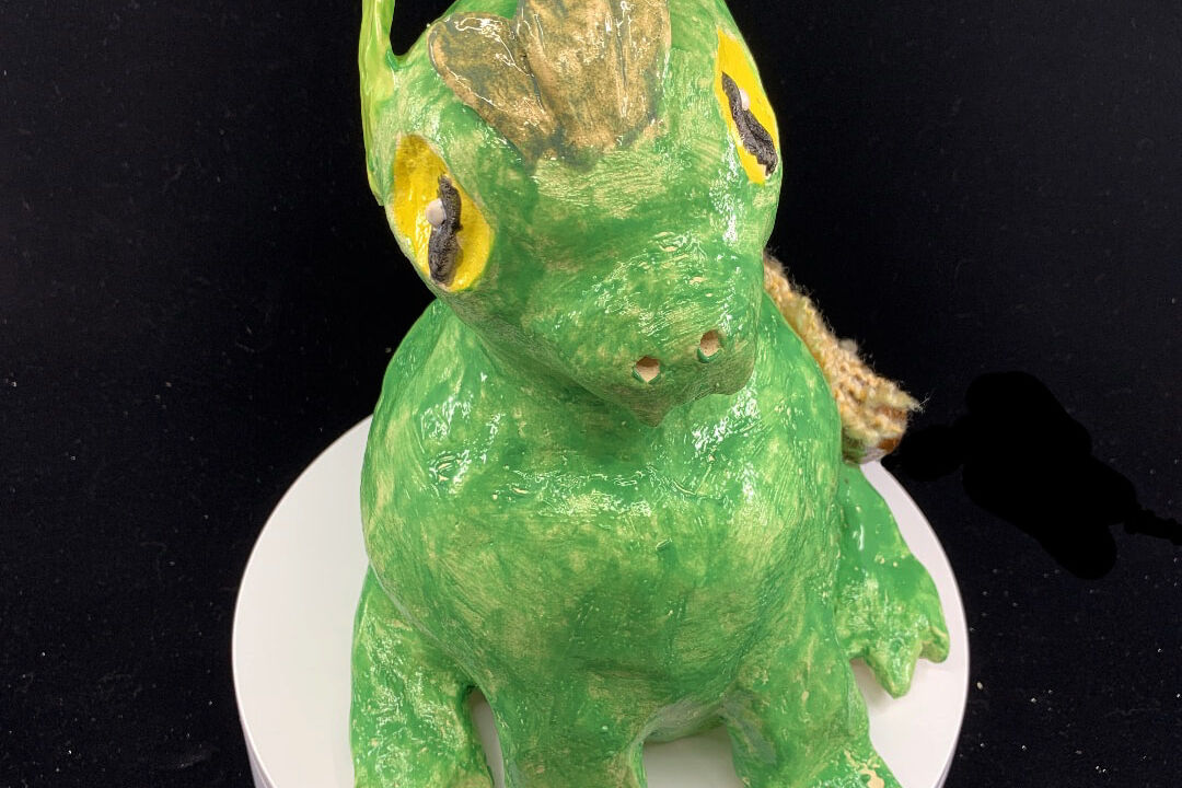 Brylee Howlett, Glazed Ceramic Sculpture 2022 VCE student Highview College Maryborough Vic