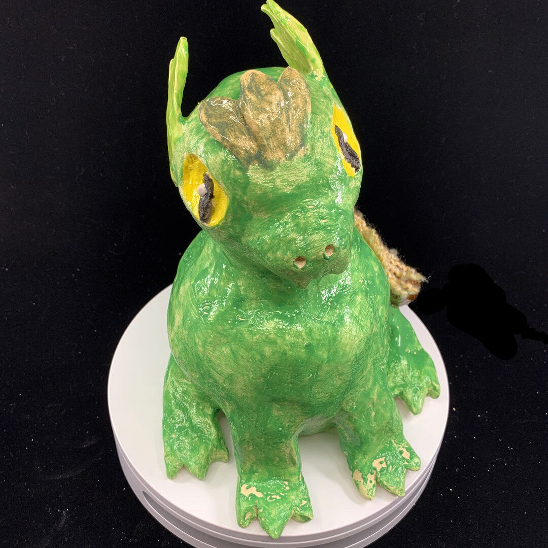 Brylee Howlett, Glazed Ceramic Sculpture 2022 VCE student Highview College Maryborough Vic