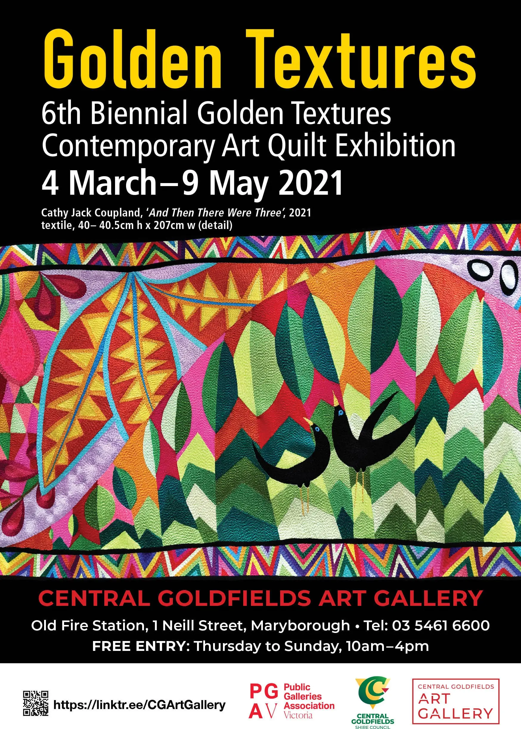 20210409 Golden Textures flyer