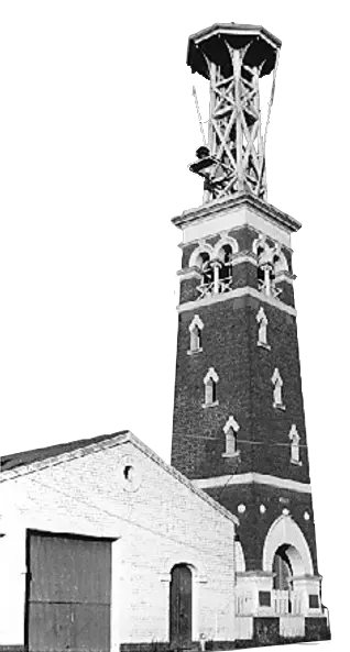 Bell tower B&W