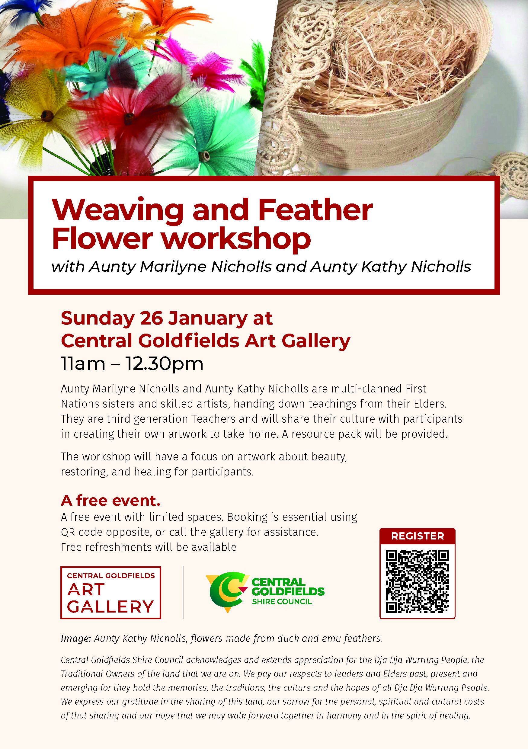 217986 CGSC Weaving and Feathered Flower Workshop A5 D4